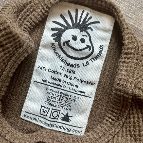 Knuckleheads Long Sleeve Waffle Knit Tee - Picture 5 of 6